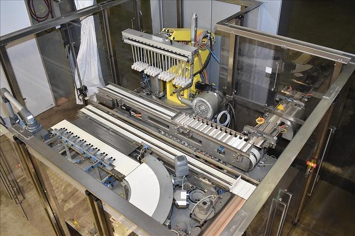 Used Bosch TTF, TTC, TTL Triseal Carton Forming,Robotic Loading and Top Closing