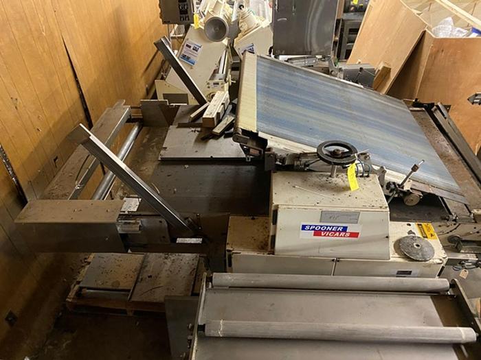 Used SPOONER VICARS 1 METER SHEETING LINE