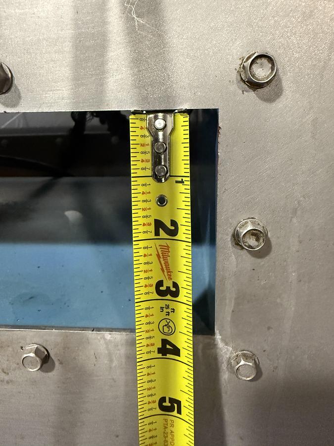 Used FOOD PROCESS AUTOMATION 50IN WIDE BELT INCLINE CONVEYOR WITH LOMA METAL DETECTOR