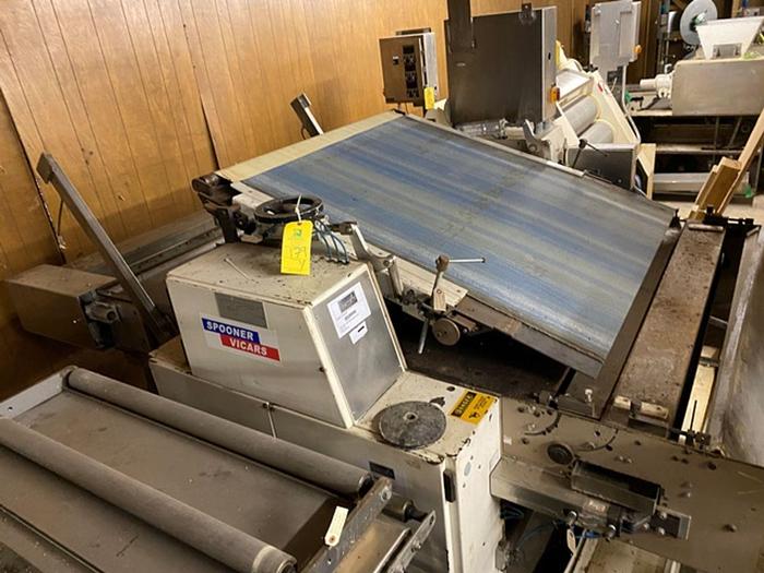 Used SPOONER VICARS 1 METER SHEETING LINE