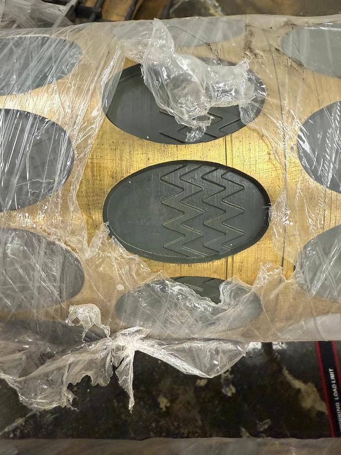 Used 1.2 MTR ROTARY MOULDER DIES 