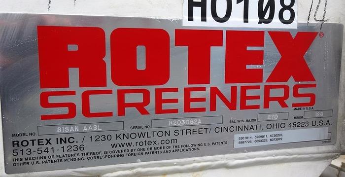 Used Rotex Screener