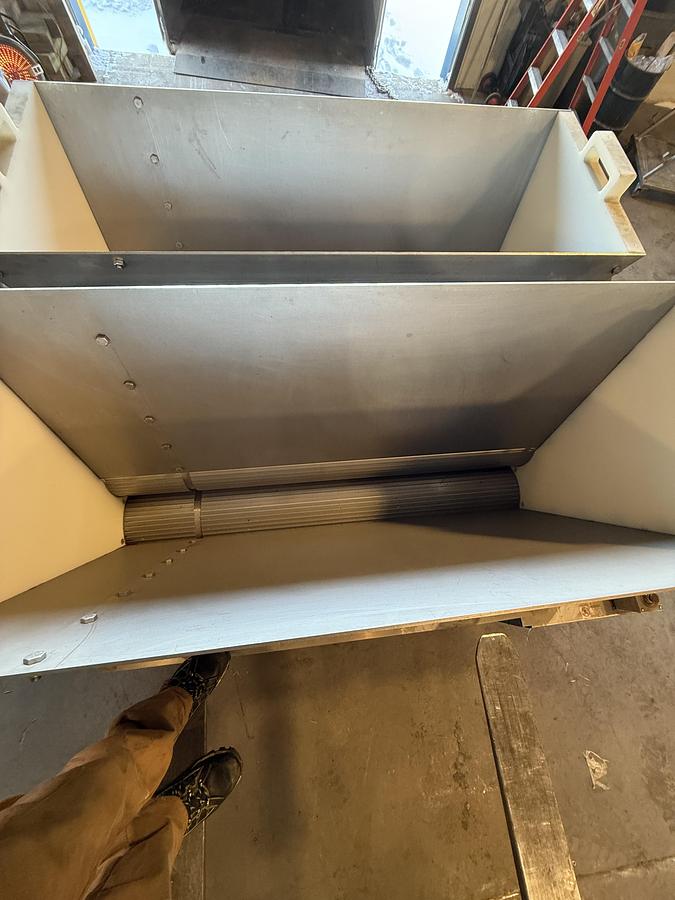 Used BAKER PERKINS 48 INCH WIDE 4 ROLL EXTRUDER