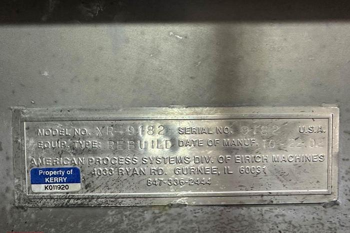 Used AMERICAN PROCESS RIBBION BLENDER