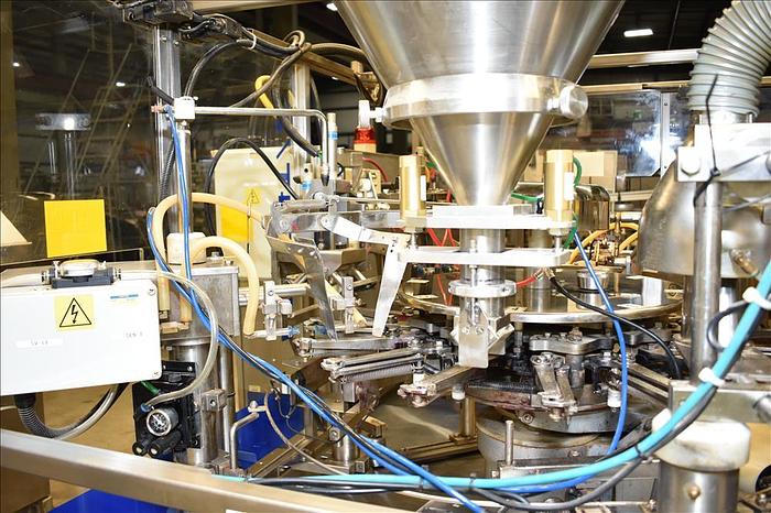 Used PSG Lee Stand UP pre-made pouch packager, model RP-84T/Z-36