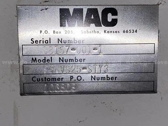 Used MAC BAG HOUSE DUST COLLECTOR