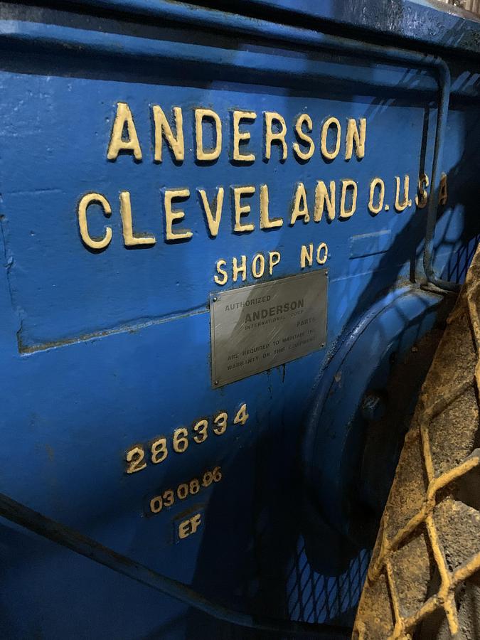 Used Anderson 100TPD OIL PRESS
