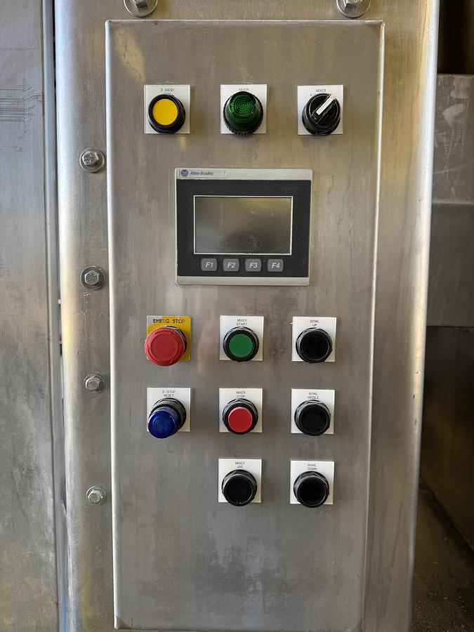 Used OSHIKIRI 1,000LBS JACKETED ROLLER BAR MIXER