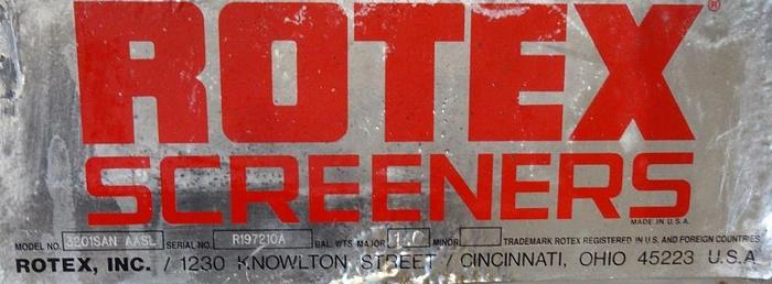 Used Rotex Screener