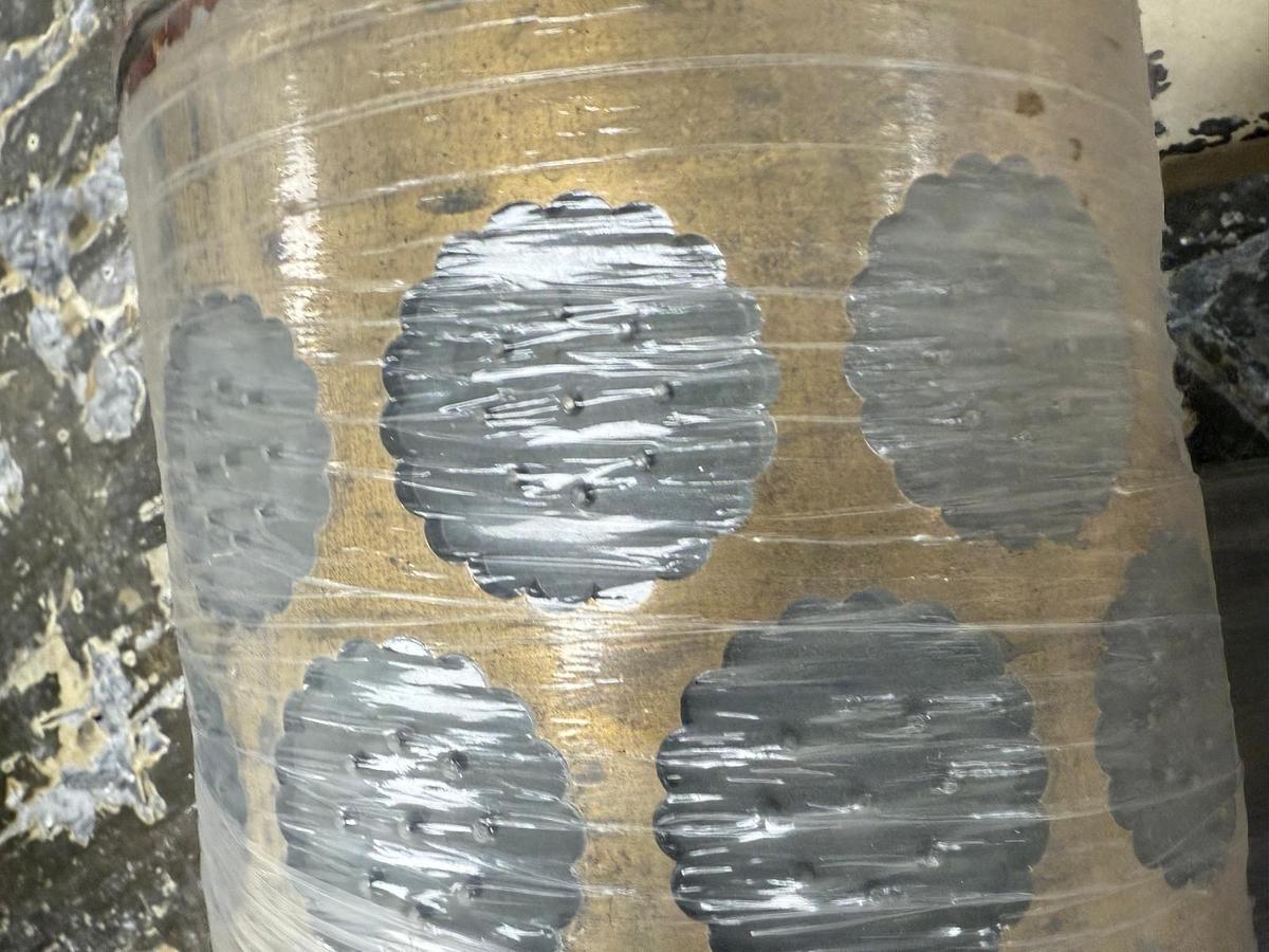 Used 1.2 MTR ROTARY MOULDER DIES 