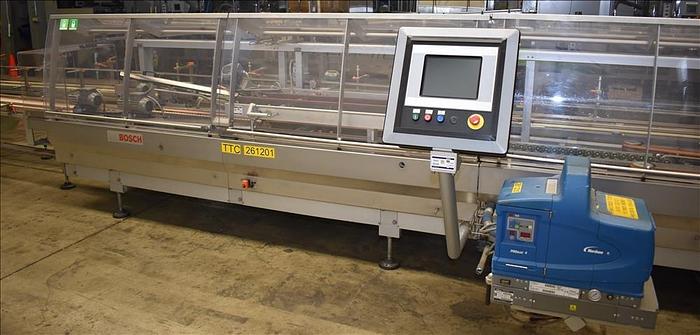 Used Bosch TTF, TTC, TTL Triseal Carton Forming,Robotic Loading and Top Closing