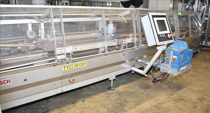 Used Bosch TTF, TTC, TTL Triseal Carton Forming,Robotic Loading and Top Closing