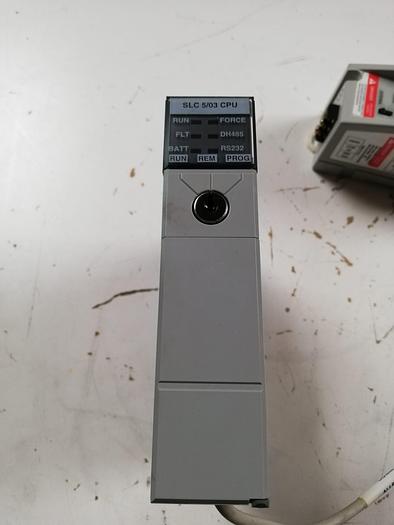 Used ALLEN-BRADLEY SLC 500 1747-L531 + SLC 500 1761-NET-ENI