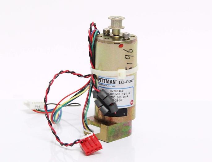 Used Pittman Lo-Cog Motor 9236E466 9700-8861-01 Rev. A / Rev. 005 & Cables (4284)
