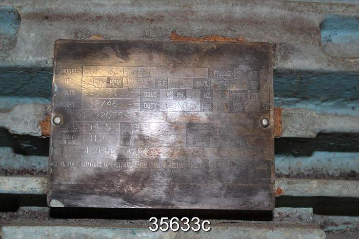 Used General Electric PK32324TTFS6 626AP 40 Hp, 1775 Rpm, 324T Frame Ac Motor #35633