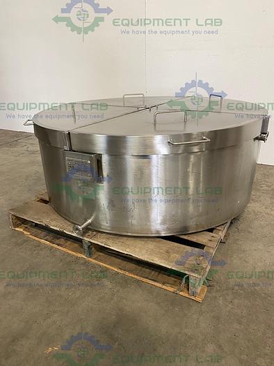 Used Millipore Stainless Steel Resin Container 88277020 w/ Sanitary Fittings