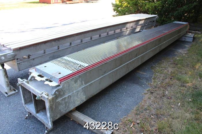 Used Beloit Two Compartment Suction Box, 204" Wire Width Machine #43228