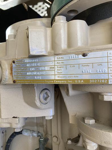 Used 1981 Cummins 150 kW Generator Marathon Magna One Generator End