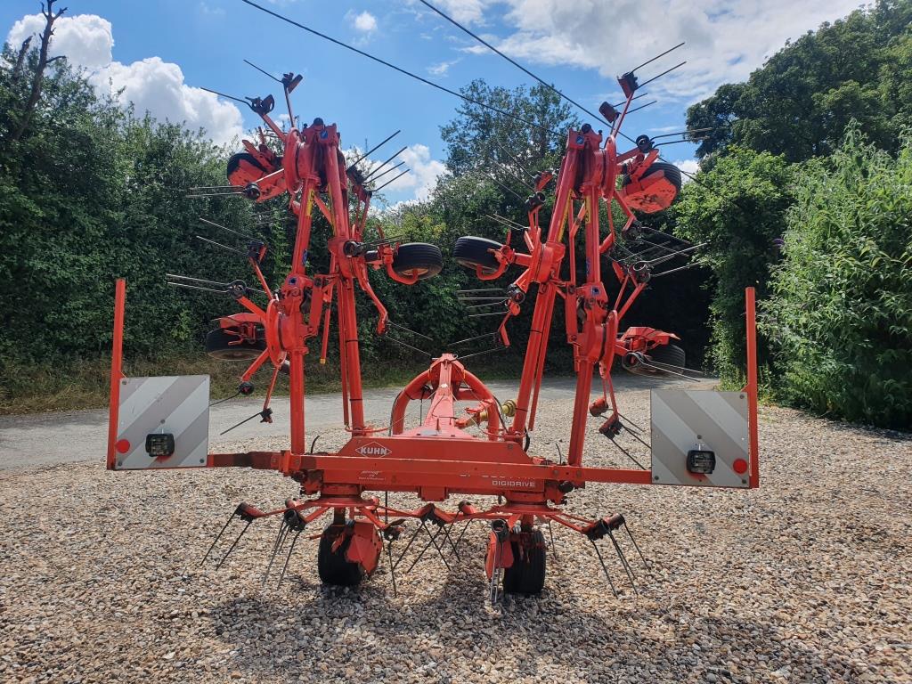 Used Kuhn GF8501MH Hay Tedder for Sale at LBG Machinery, Ltd.