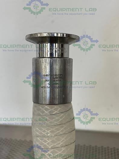 Used Sani-Tech  STHT-WR-1000 144" Silicone Hose w/ 1" Sanitary Fitting