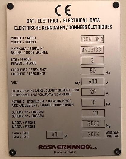 Usato RETTIFICA TANGENZIALE
