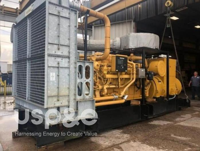 Used 3 MW 2013 New Caterpillar 3516C Diesel Generator Sets