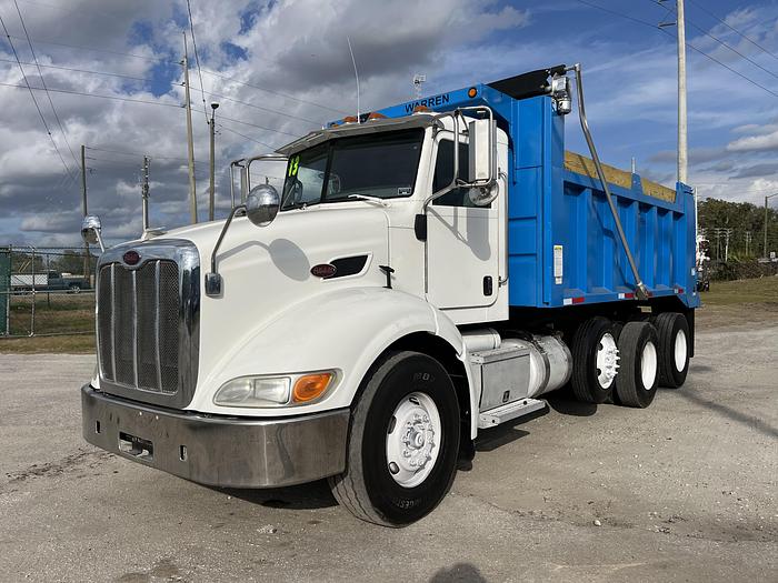 Used 2013 Peterbilt 386 Tri-Axle Dump Truck #5587