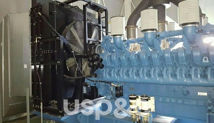 2.5 MW 2011 New MTU 20V4000G43 Diesel Generator Sets