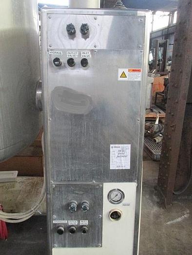 Used 1000 LITER (264 GALLONS) KRIEGER TRIPLE SHAFT VACUUM MIXER - S/S - -1/.5 BAR - JACKETED