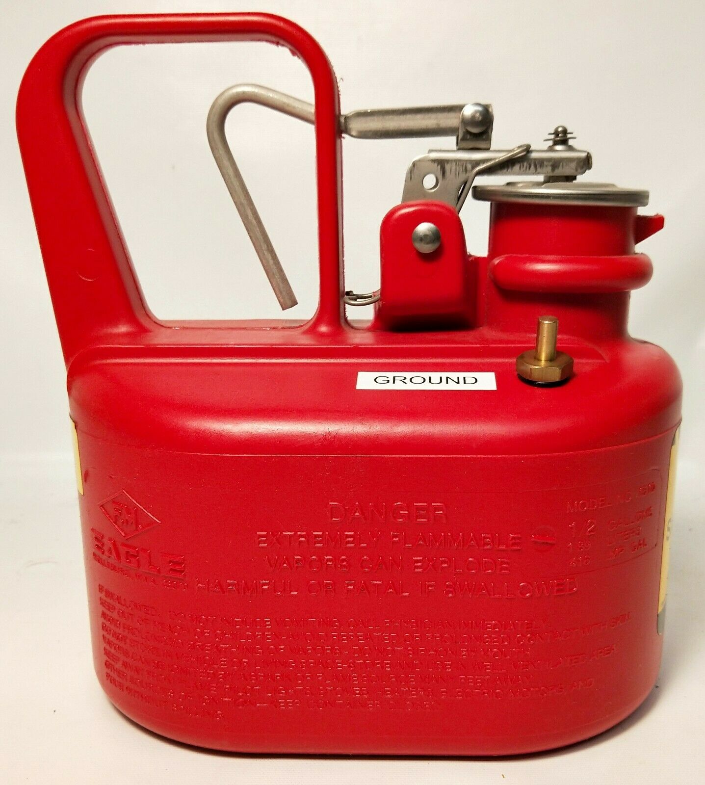 New open box Eagle 1510 Lab Safety Can - 1/2 Gallon