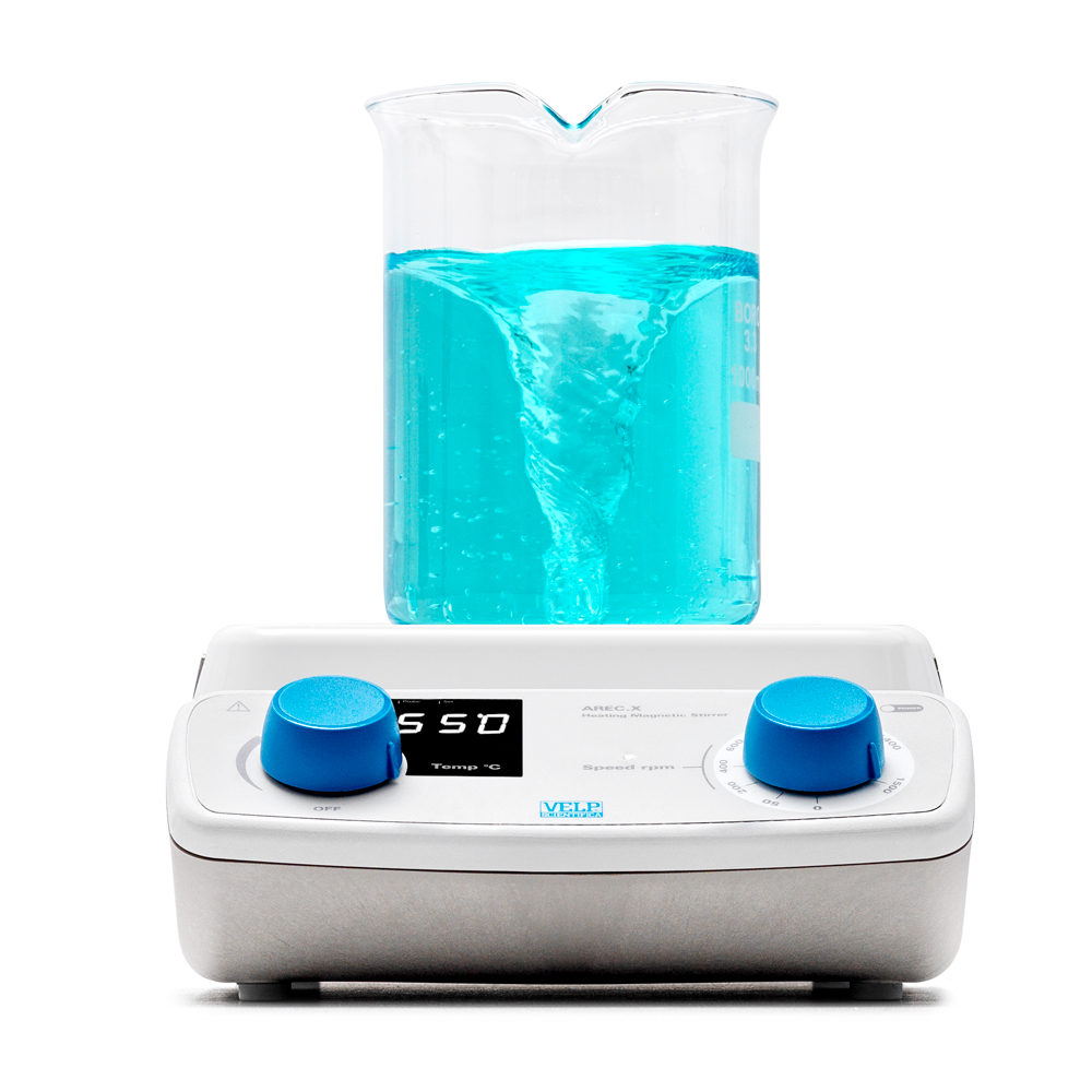 New VELP AREC.X Stirring Hot Plate with Probe