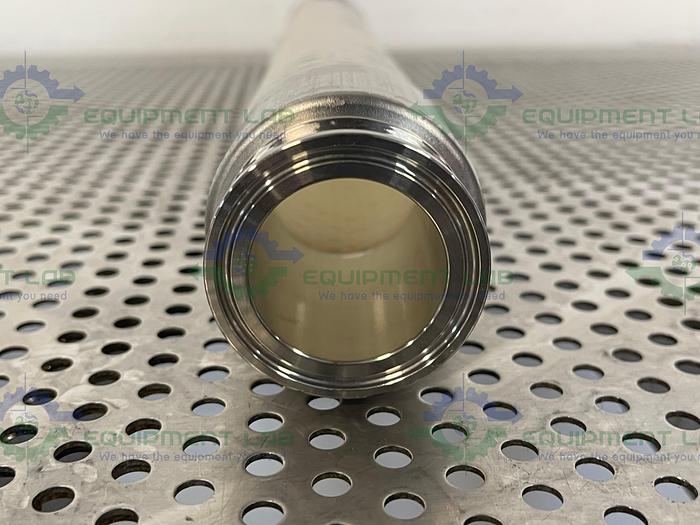 Used Sani-Tech  STHT-WR-1500 19" Silicone Hose w/ 1 1/2" Sanitary Fitting