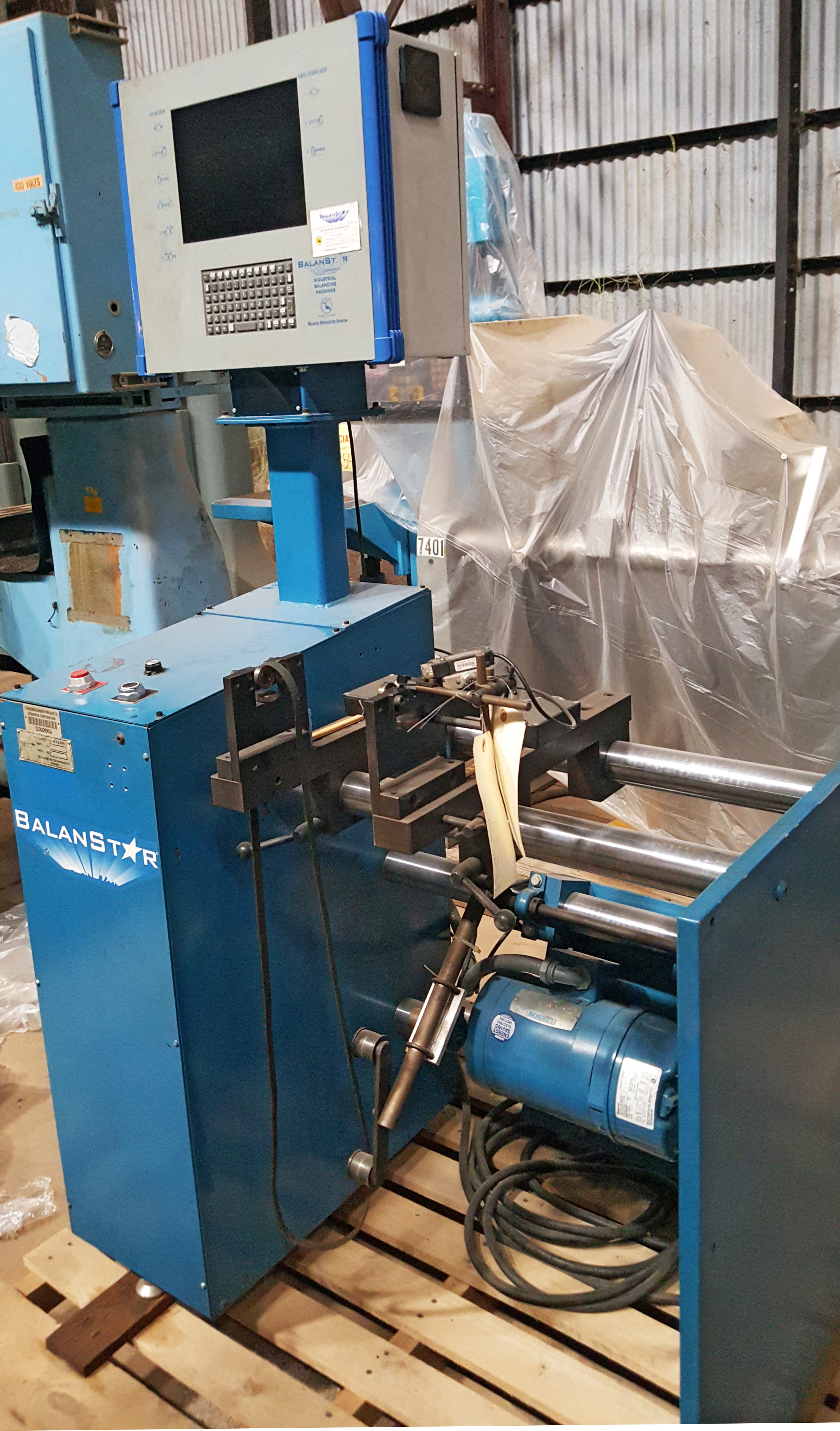 Used Balanstar Model HB 50 Balancing Machine; Fully Computerized