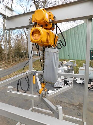 Used EXPERT PROCESS SUPER SACK UNLOADER – 3800# CAPACITY – ALL STAINLESS STEEL (#9762)