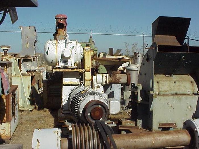 Used Extruder, 8" Dia., Enterprise, Meat, 30 HP, 1/16" Dies, #S320050