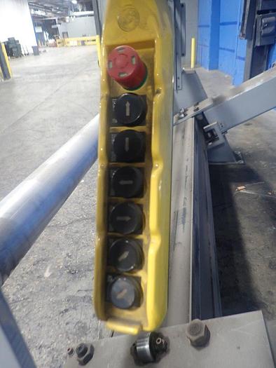 Used 60" WHEBTECH SHAFTLESS FLOOR PICK UP UNWIND STAND 60" DIAMETER CAPACITY