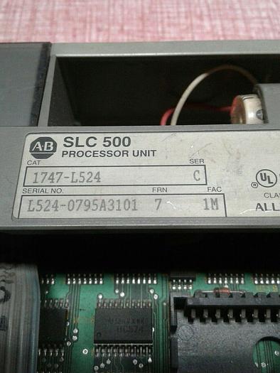 Used Allen-Bradley 1747-L524 Processor Unit ,Series C FRN 7