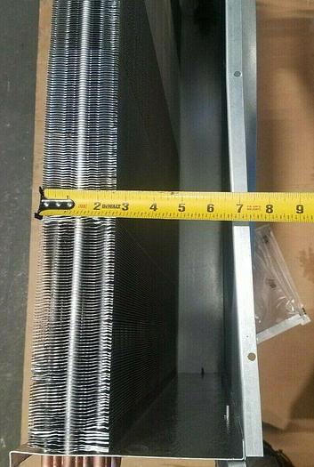 Used NEW Hot Water Reheat Duct Heater Heat Exchange with Duct Housing 24" High Output
