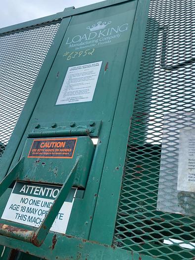 Used Load King Vertical Baler, Model: 1120008-HDV-7240-B