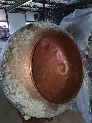 Gebraucht Kupferdrageemaschine BRUCKS Modell 8, Kesseldurchmesser ca. 900 mm, ca. 60 Ltr. Kapazität