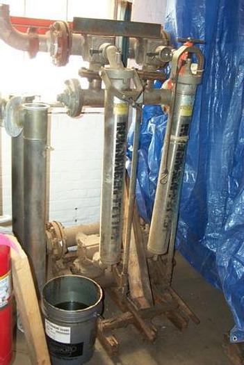 Used Ronningen Petter  2-Canister Barrel Filter, Manual Backflush #14000