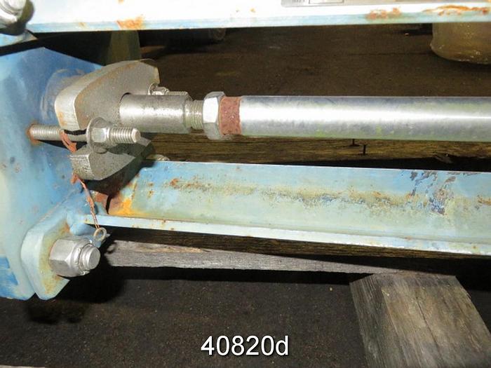 Unused 10" Fabri-valve Air Operated Knife Gate Valve #40820