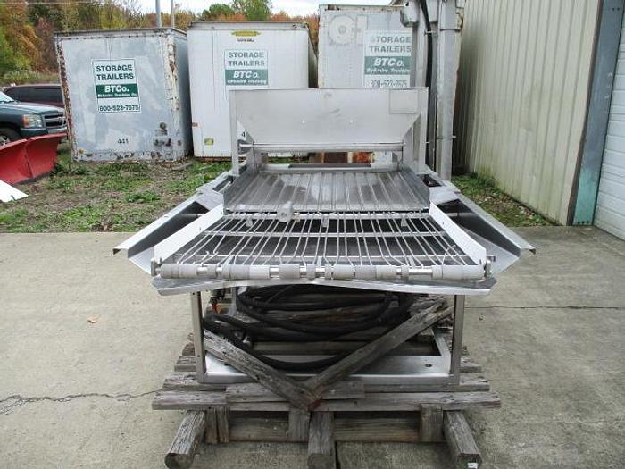 Used Stein E Series Breading Applicator, 34" wide Product Belt