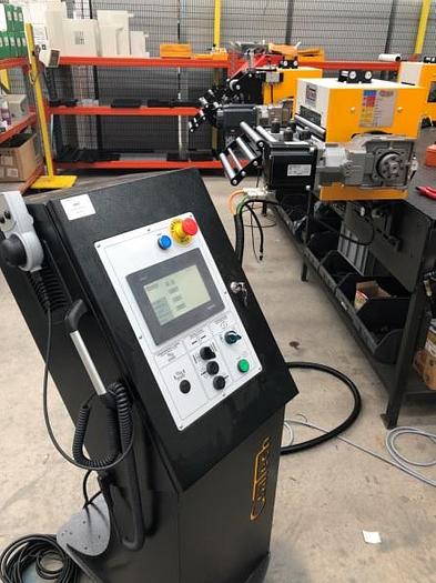 Used 12" Littell Straightener and Uncoiler with New CoilTech feeder