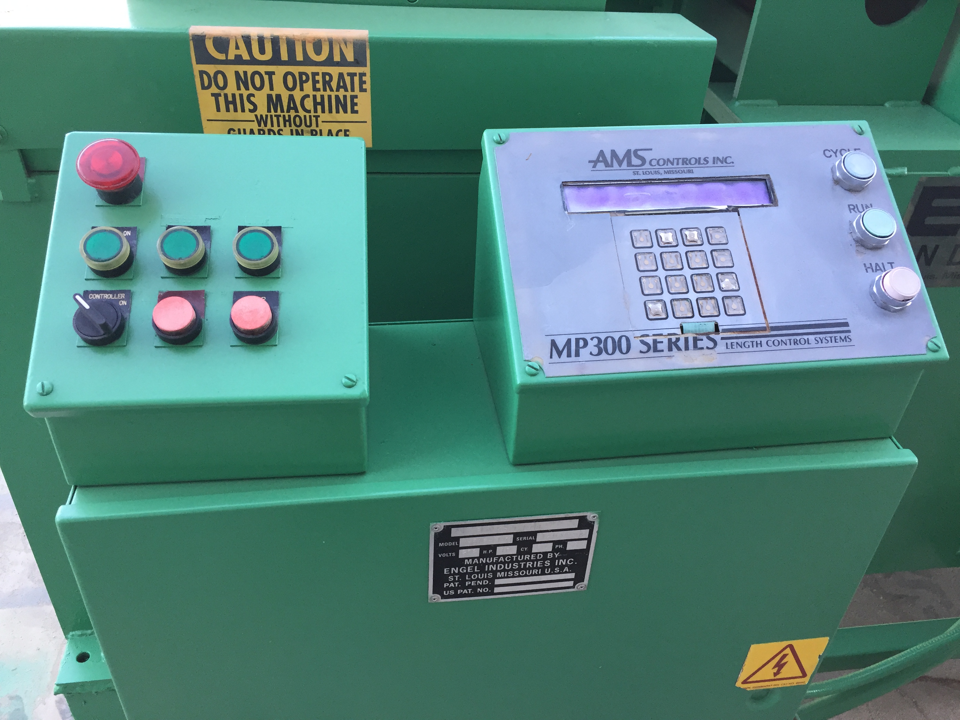 Used 60” x 16 Ga. Engel Blank-it Cut-To-Length Line