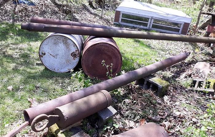 Used Cable Tool Package: Drill Stem, Spudder, & Bailer