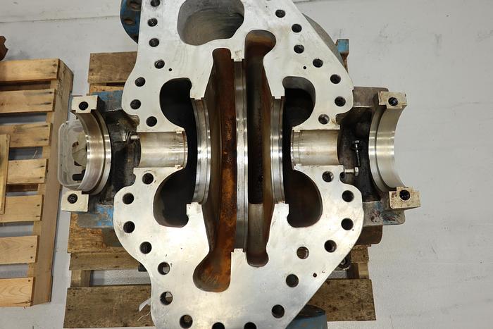 Used Goulds 3316 6x8x17 Two-Stage Split Case Pump, CF8M Casing #42757