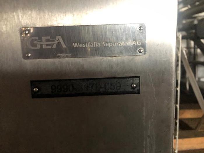 Used 2008 GEA WESTFALIA Separator MSE 85-01-177
