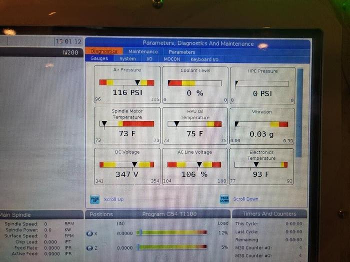 Used 2019 HAAS ST-10 CNC Turning Center ***Only 44 minutes of Run Time***