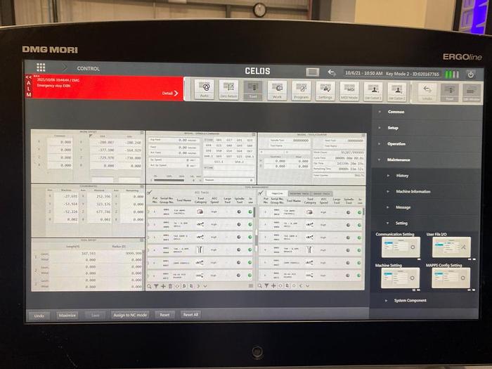 Used 2017 DMG Mori NHX 4000 Horizontal Machining Center